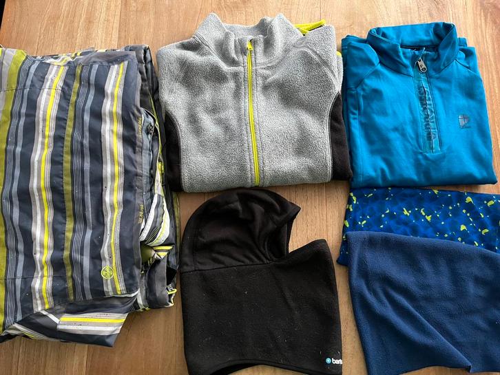 Set wintersport kleding, maat 140, Kinderen en Baby's, Kinderkleding | Maat 140, Gebruikt, Jongen, Setje, Ophalen of Verzenden
