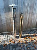 Kachelpijpen enkelwandige 130mm, Doe-het-zelf en Verbouw, Buizen en Afvoer, P, P, P, Ophalen of Verzenden