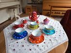 Oilily servies, Douwe Egberts punten, Huis en Inrichting, Keuken | Servies, Keramiek, Ophalen of Verzenden, Zo goed als nieuw