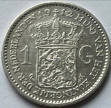 Zilveren gulden 1912