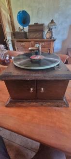 Grammofoon HMV hornless te koop, Antiek en Kunst, Ophalen