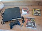 Playstation 3 met 1 controller en drie games, Spelcomputers en Games, Spelcomputers | Sony PlayStation 3, Ophalen of Verzenden