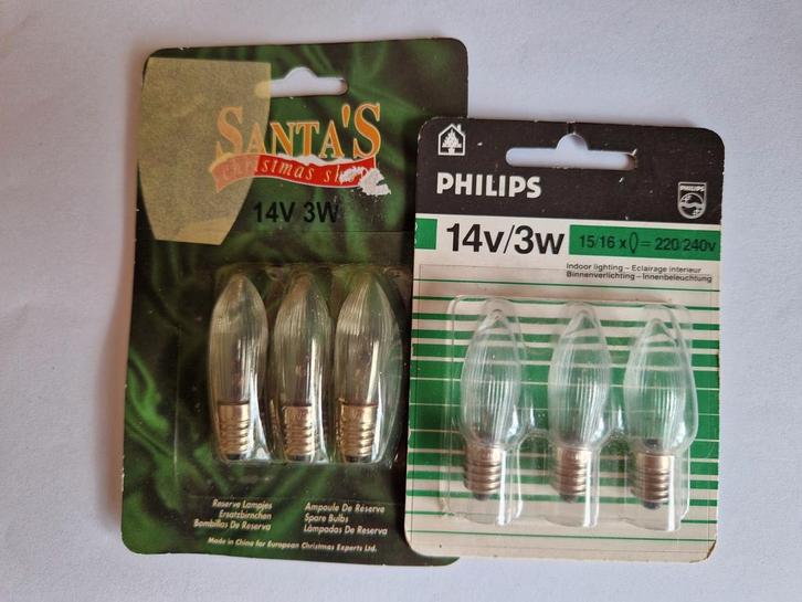 14V3W reservelampjes kerstverlichting E10 reserve lampjes, Diversen, Kerst, Nieuw, Ophalen of Verzenden