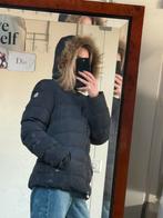 Moncler jas, Ophalen of Verzenden, Zo goed als nieuw, Maat 38/40 (M), Blauw