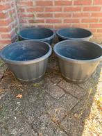 5 grote bloempotten, Rond, Minder dan 40 cm, Aardewerk, Ophalen