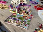 41336 lego friends emm's kunstcafe, Ophalen of Verzenden, Gebruikt, Complete set, Lego