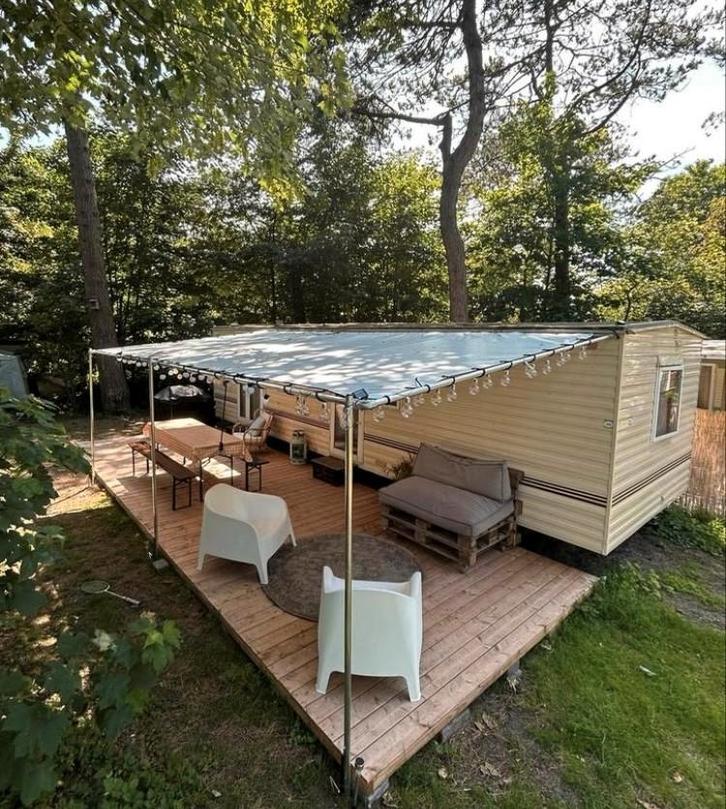 Stacaravan  te huur Camping Bakkum, Caravans en Kamperen, Verhuur