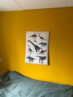 Prachtige poster met dinosaurussen en ophangsysteem, Ophalen of Verzenden, Wanddecoratie