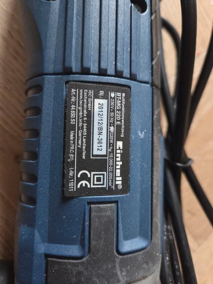 Einhell BT-MG 220E Multitool, Doe-het-zelf en Verbouw, Gereedschap | Overige machines, Gebruikt, Ophalen of Verzenden