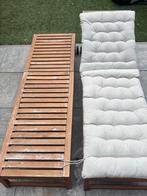 IKEA NÄMMARÖ Ligbed met Kussens, Tuin en Terras, Ophalen, Zo goed als nieuw, Hout
