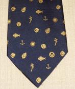 Van Ommeren stropdas diverse symbolen blauw scheepvaart, Verzamelen, Nieuw, Ophalen of Verzenden, Gebruiksvoorwerp