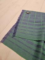 Sol 100% baby alpaca sjaal Peru groen blauw, Sol, Ophalen of Verzenden, Nieuw, Sjaal