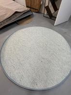 Wollen vloerkleed  lichtblauw 220cm rond, Interieur05, Blauw, Rond, 200 cm of meer