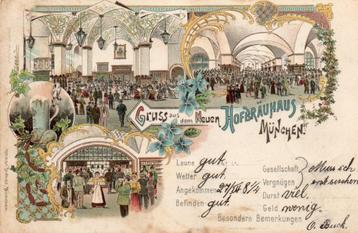 Duitse Rijk - Liho - Munchen - Hofbrauhaus - Bierbrouwerij  beschikbaar voor biedingen