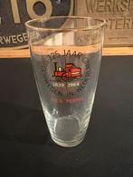 Glas ‘SSV Pernis 125 jaar spoorwegen in Nederland’ (1964), Ophalen of Verzenden, Zo goed als nieuw, Trein