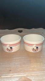 2 Disneyland Parijs schaaltjes Mickey Gourmet, Ophalen of Verzenden, Overige stijlen, Aardewerk, Schaal of Schalen