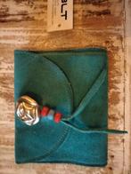 🎁Kado tip Suède leren portomonee terquoise, Ophalen of Verzenden, Nieuw, Groen, Leer