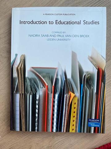 Introductional to Educational Studies Saab, van den Broek beschikbaar voor biedingen