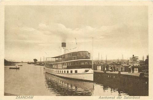 (378-358-039) Zaandam Aankomst der Salonboot, Verzamelen, Ansichtkaarten | Nederland, Noord-Holland, Ophalen of Verzenden