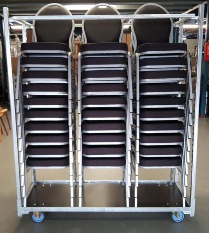 Stoelen karren stackchair Speciale Deense transport kar  760, Doe-het-zelf en Verbouw, Transportwagens, Nieuw, Ophalen of Verzenden