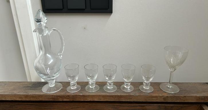 Saint Louis Cléo Kristal Servies, Antiek en Kunst, Antiek | Glas en Kristal, Ophalen of Verzenden
