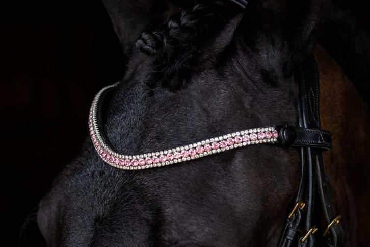 L'Anique Click&Go Frontriem Peach, Dieren en Toebehoren, Paarden en Pony's | Hoofdstellen en Tuigage, Nieuw, Dressuur, Ophalen of Verzenden