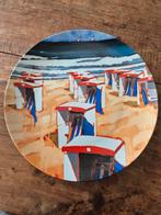 Bord aardewerk, Marjolijn Spreeuwenberg, Katwijk huisjes II, Ophalen
