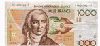 België, 1000 Francs, 1980, VF+, p144#, sign 3+10, Postzegels en Munten, Bankbiljetten | België, Los biljet, Ophalen of Verzenden