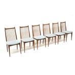 6x Vintage design eetkamerstoelen stoelen retro jaren '60, Verzenden, Gebruikt, Vijf, Zes of meer stoelen
