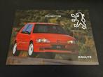 Brochure Peugeot 106 Rallye, Ophalen of Verzenden, Zo goed als nieuw