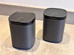 Sonos Play:1 Zwart • 2 stuks • Perfect als stereopaar, Audio, Tv en Foto, Luidsprekers, Ophalen of Verzenden, Zo goed als nieuw