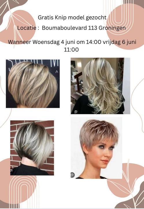 Gratis knipbeurt, Sieraden, Tassen en Uiterlijk, Uiterlijk | Haarverzorging, Ophalen of Verzenden