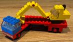 Legoset 649 vintage “Dieplader met graafmachine” 1972, Ophalen, Gebruikt, Complete set, Lego