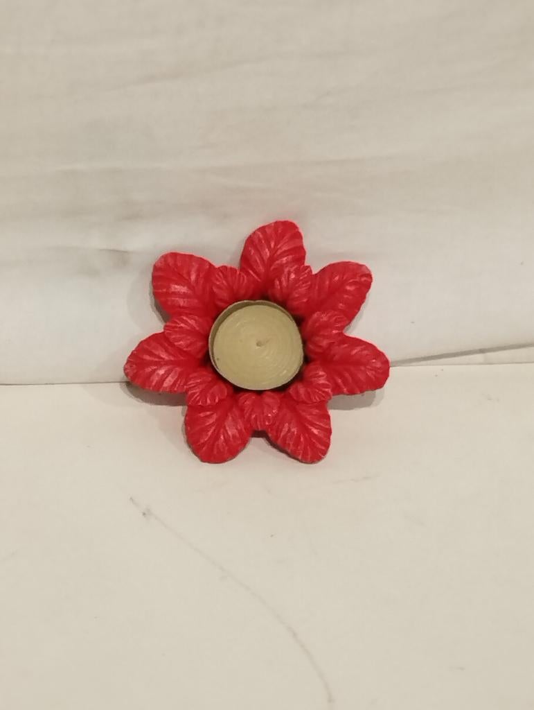 kaarsjes houder bloem, Diversen, Kerst, Nieuw, Ophalen of Verzenden