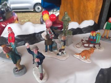 Compleet Kerstdorp met veel accessoires! beschikbaar voor biedingen