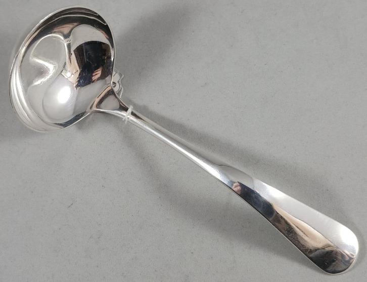 Zilveren Juslepel Hollands glad antiek 835 zilver, Antiek en Kunst, Antiek | Goud en Zilver, Zilver, Ophalen of Verzenden