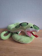Knuffel Slang - Groen met Zwart, Kinderen en Baby's, Speelgoed | Knuffels en Pluche, Ophalen of Verzenden, Overige typen