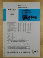 Mercedes LP LPK LPS 913 Technische Specificatie folder 1973, Ophalen, Mercedes, Zo goed als nieuw, Mercedes-Benz