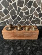 Antieke gewichten blok koper, Ophalen of Verzenden, Koper