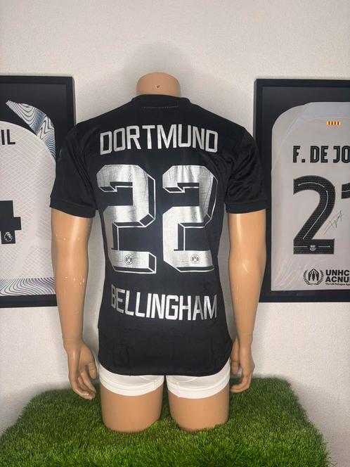 Borussia Dortmund 4de shirt 2022/2023 Bellingham, Sport en Fitness, Voetbal, Zo goed als nieuw, Shirt, Maat S, Ophalen of Verzenden