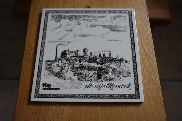 Staatsmijn Hendrik tegel, Antiek en Kunst, Antiek | Wandborden en Tegels, Ophalen