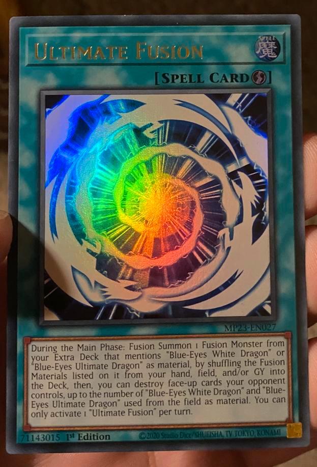 Yu-Gi-Oh! Ultimate Fusion MP23 1st Edition Tin Promo !, Hobby en Vrije tijd, Verzamelkaartspellen | Yu-gi-Oh!, Zo goed als nieuw