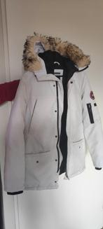 Witte paragoose jas, Maat 38/40 (M), Ophalen of Verzenden, Canada Goose, Zo goed als nieuw