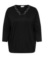 Zwart shirt Carjulia van Only Carmakoma 
Maat 54 XL, Kleding | Dames, Grote Maten, O, O, Trui of Vest, Nieuw