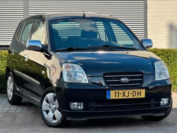 Kia Picanto 1.0 2007 Zwart|NAP|APK|ELEKRAMEN|AIRCO beschikbaar voor biedingen