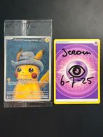 Pikachu with Greyfelt hat , sealed promo pokemonkaart, Ophalen of Verzenden, Zo goed als nieuw, Losse kaart, Foil