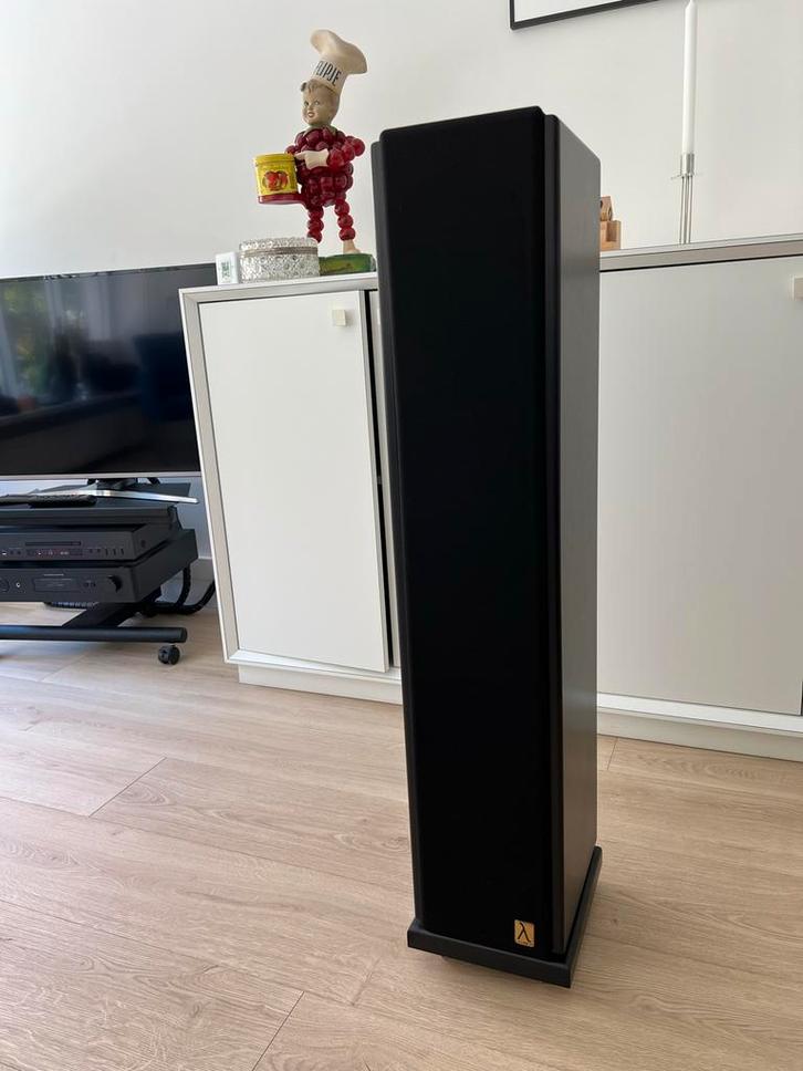 Lambda luidsprekers + centerspeaker - Topstaat!, Audio, Tv en Foto, Luidsprekers, Zo goed als nieuw, Front, Rear of Stereo speakers