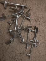 Abstracte aluminium sculptuur van bestek, Antiek en Kunst, Antiek | Bestek, Ophalen of Verzenden