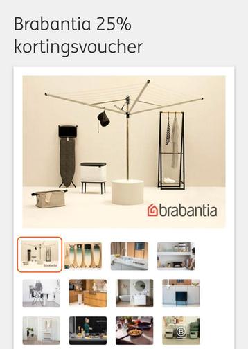 Brabantia kortinsvoucher beschikbaar voor biedingen