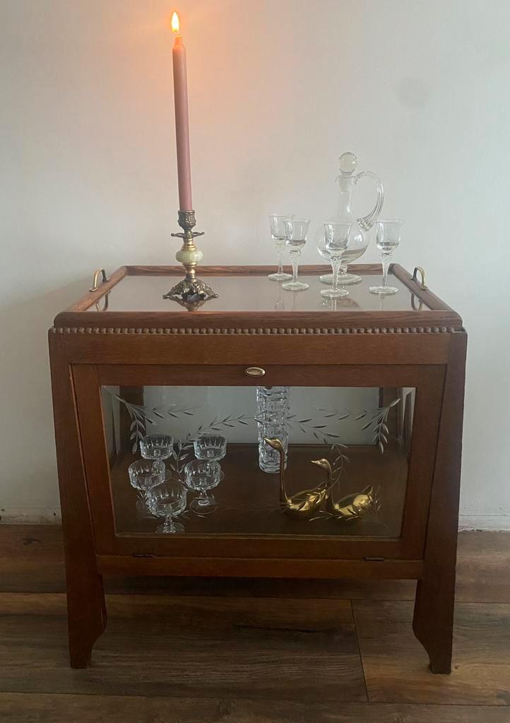 Drank/theekastje, Antiek en Kunst, Antiek | Meubels | Kasten, Ophalen